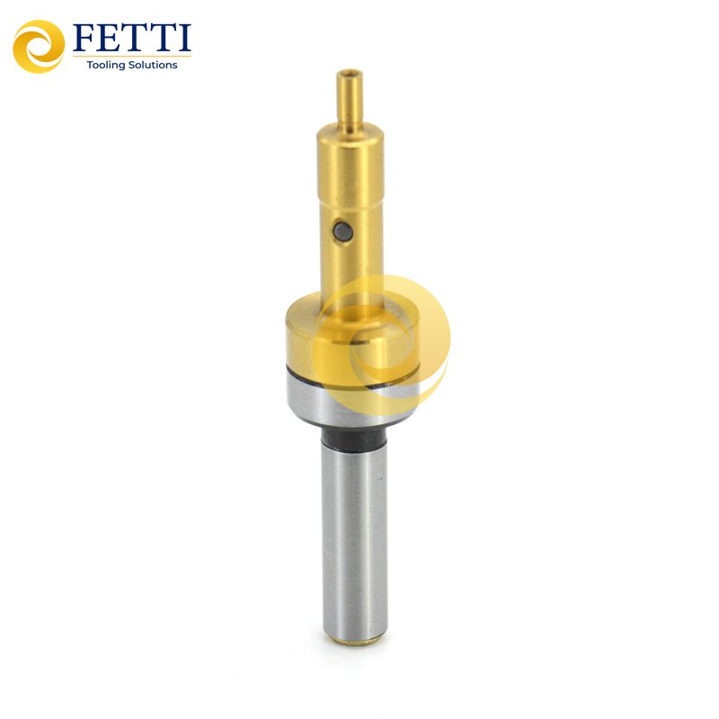 Buscador de bordes de máquina CNC FETTI CE430 no magnético de titanio amarillo - Imagen 2