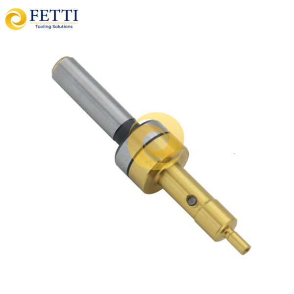 Buscador de bordes mecánico antimagnético de titanio amarillo FETTI CE430 para torno fresador