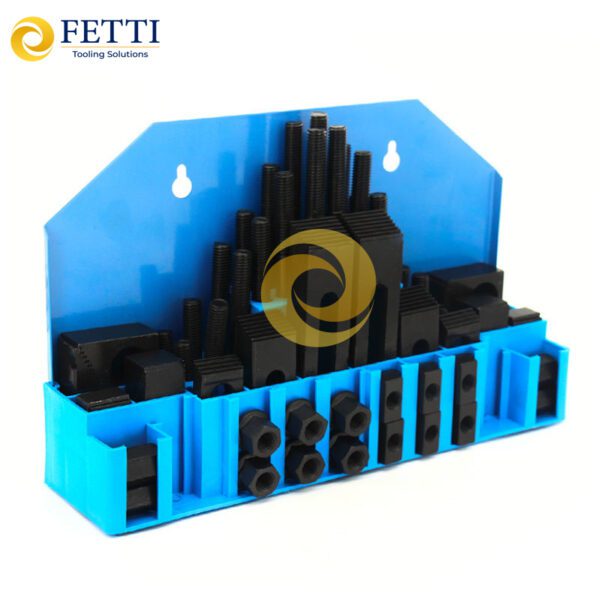 Kits de sujeción de acero FETTI m8 de 52 y 58 piezas con juego de tuercas en T M10 M12 M14 M16 M18 M20 M22 M24 CK10 CK12 CK14 CK16 CK18 CK20