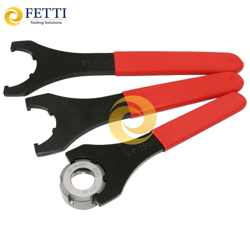 Llave para porta pinza FETTI ER-UM ER25UM ER32UM ER40UM para pinzas ER, mandriles, llave de tuerca - Imagen 3