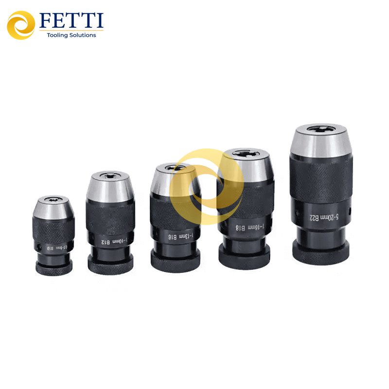 Mandriles de taladro sin llave con orificio cónico de 6 mm, 10 mm, 13 mm, 16 mm y 20 mm – FETTI