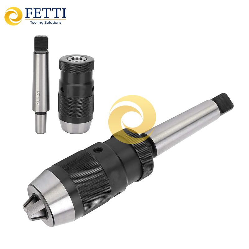 Portabrocas sin llave integradas FETTI con cono Morse