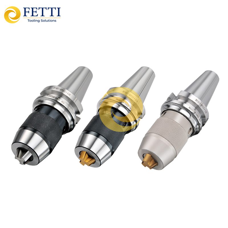 Portaherramientas FETTI BT40 APU13 APU16, portabrocas integrado para torno CNC - Imagen 2