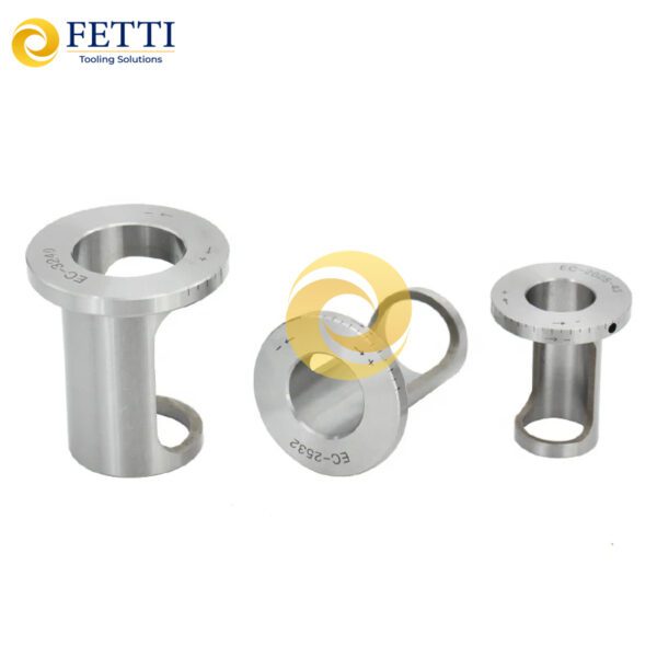 Portaherramientas de ruta de aceite FETTI con manguitos excéntricos reductores de fijación lateral 25-20 32-20 40-25 40-32 para taladro en U