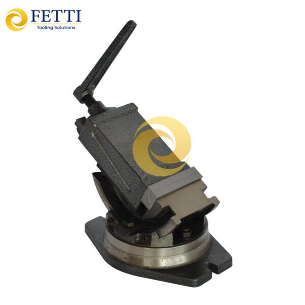 Tornillo de banco de fresado inclinable de dos ejes FETTI 100