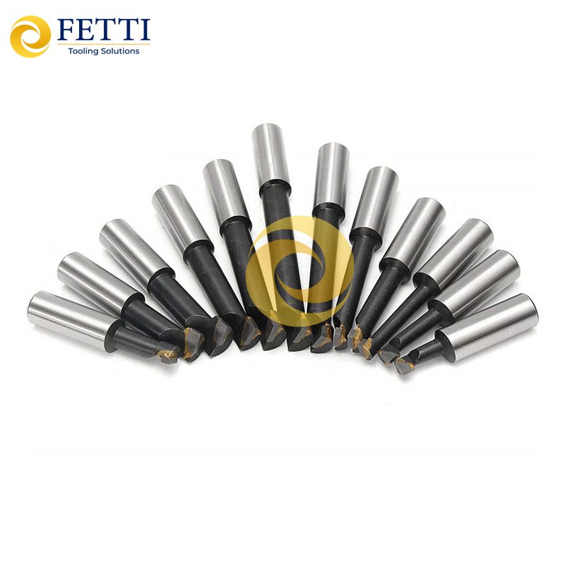 Torno de barra de mandrinar de carburo FETTI, 12 piezas de acero al carbono F1, juego de fresas de barra de mandrinar de desbaste para fresadora CNC y mandrinadora - Imagen 4